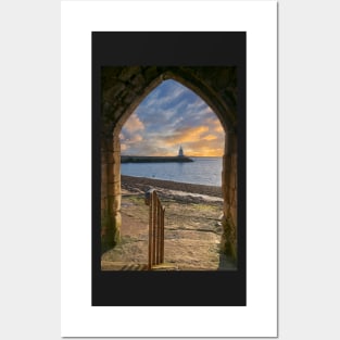 Hartlepool Pier and Lighthouse from Sandwell Gate Posters and Art